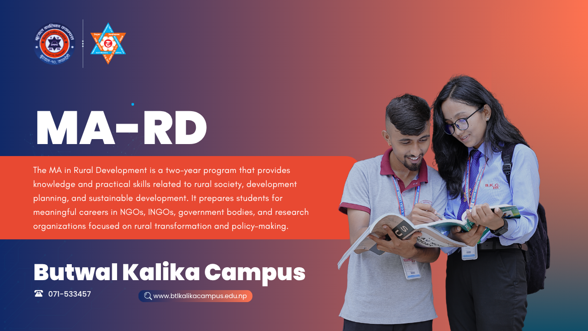 Master of Arts (MA) in Rural Development