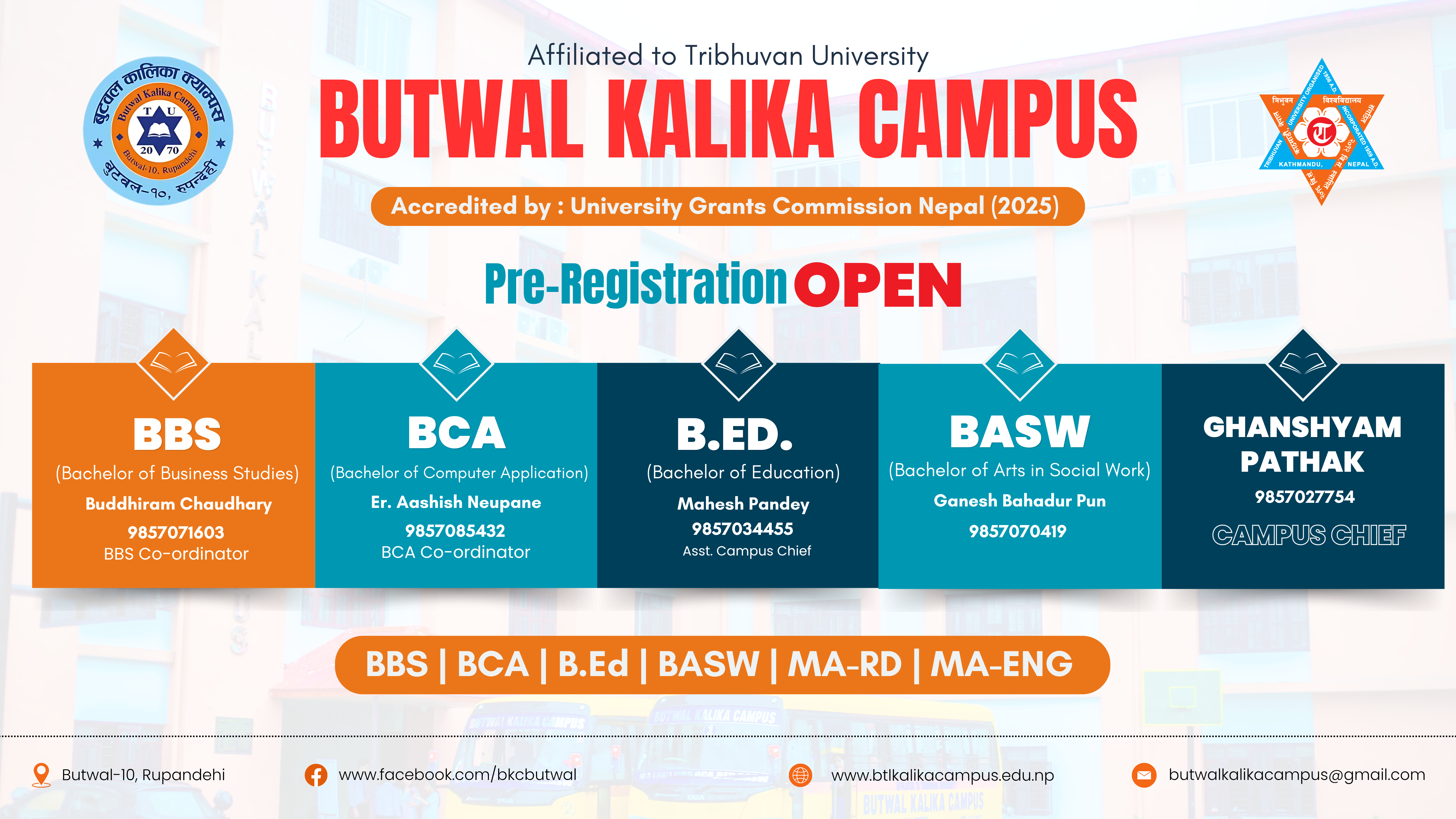Pre-registration